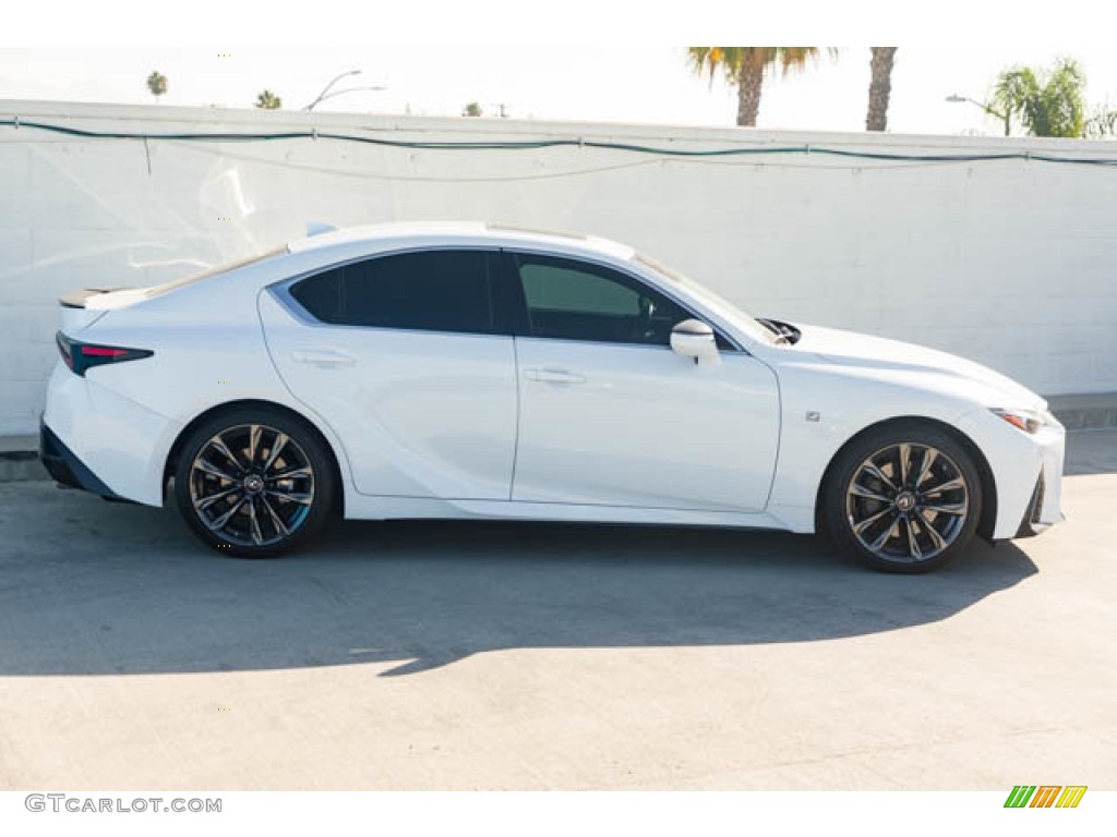 2021 IS 350 F Sport - Ultra White / Rioja Red photo #14