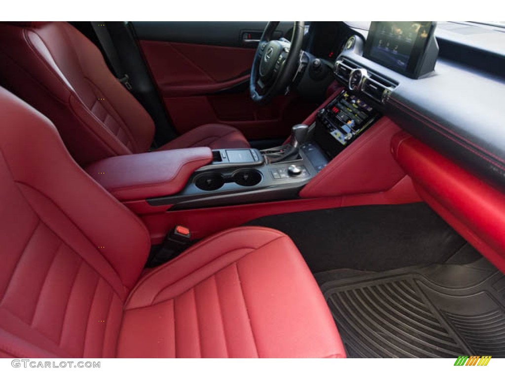 2021 IS 350 F Sport - Ultra White / Rioja Red photo #24