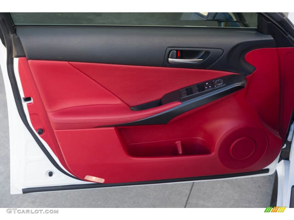 2021 IS 350 F Sport - Ultra White / Rioja Red photo #29