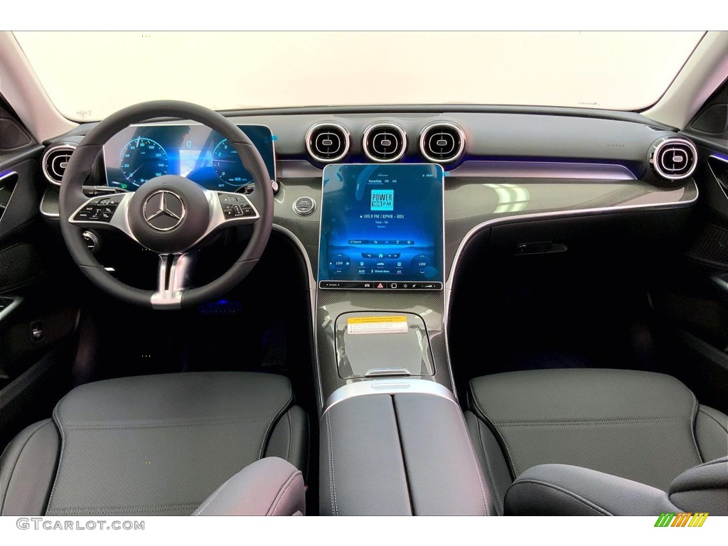 2022 Mercedes-Benz C 300 Sedan Black Dashboard Photo #144719475