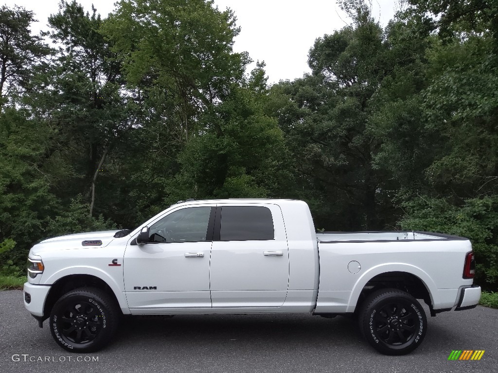 Bright White 2022 Ram 2500 Laramie Mega Cab 4x4 Exterior Photo #144719569