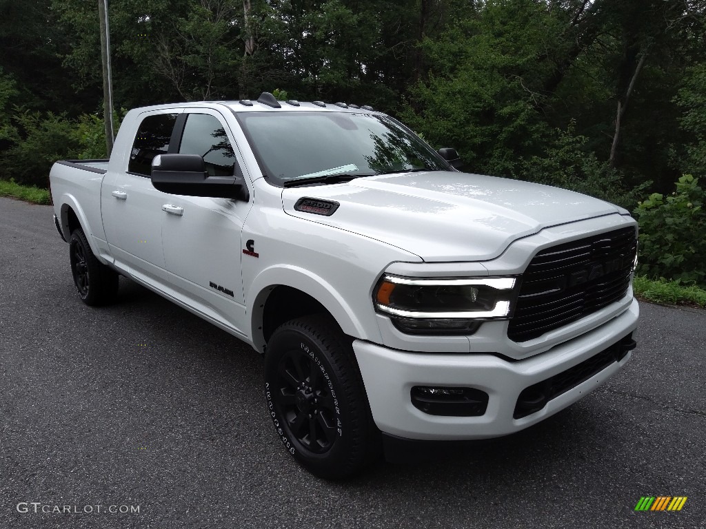 Bright White 2022 Ram 2500 Laramie Mega Cab 4x4 Exterior Photo #144719620