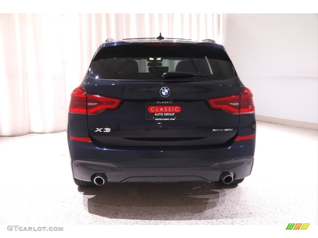 2019 X3 xDrive30i - Carbon Black Metallic / Black photo #21