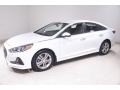 2018 Quartz White Pearl Hyundai Sonata SEL  photo #3