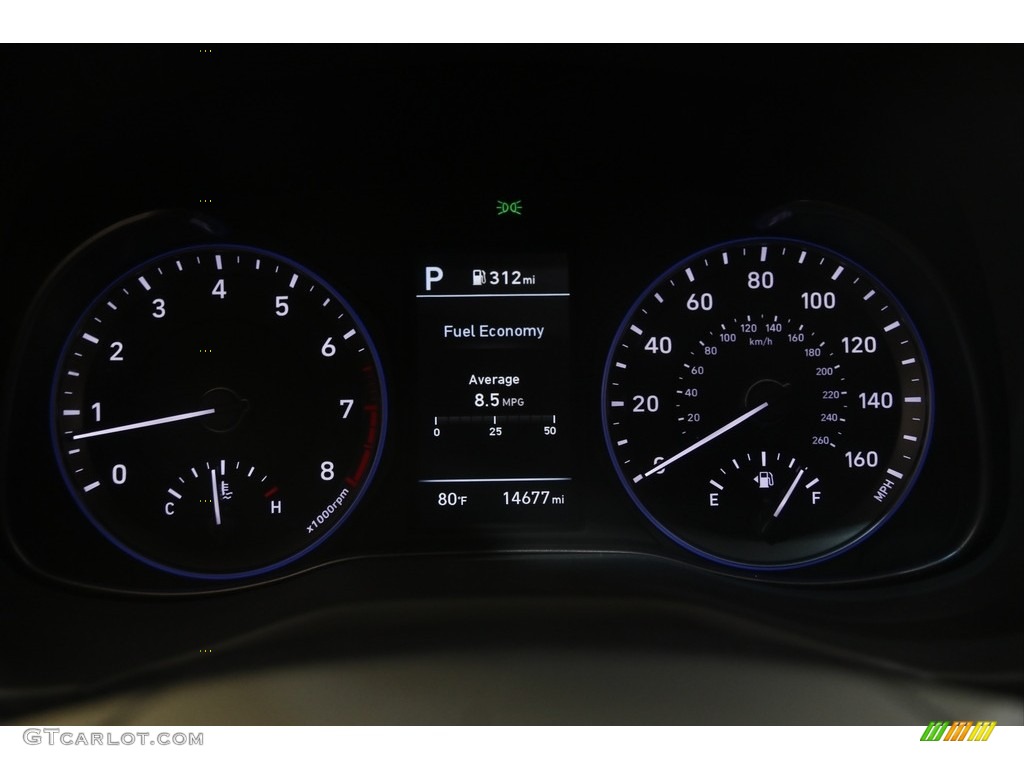 2020 Hyundai Kona Ultimate AWD Gauges Photo #144720232