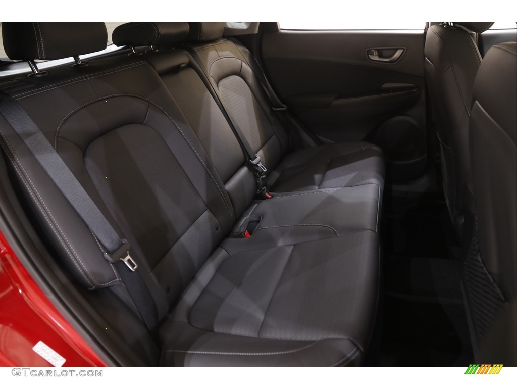 Black Interior 2020 Hyundai Kona Ultimate AWD Photo #144720325