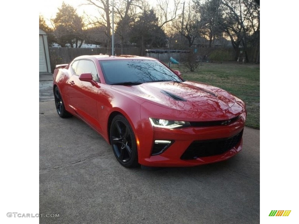 2018 Camaro SS Coupe - Red Hot / Jet Black photo #1