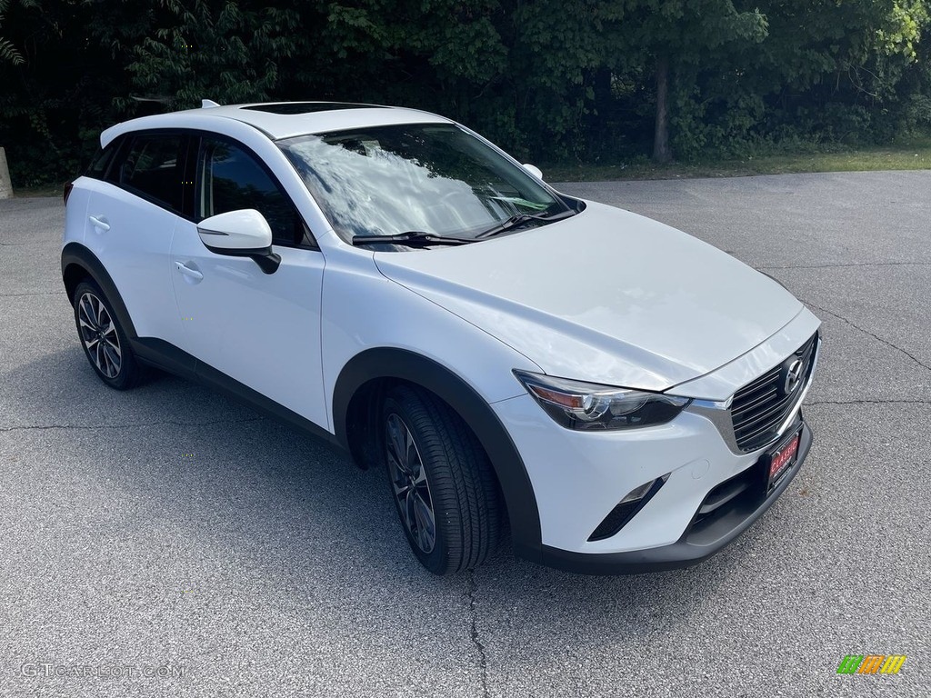 2019 CX-3 Touring AWD - Snowflake White Pearl Mica / Black photo #4