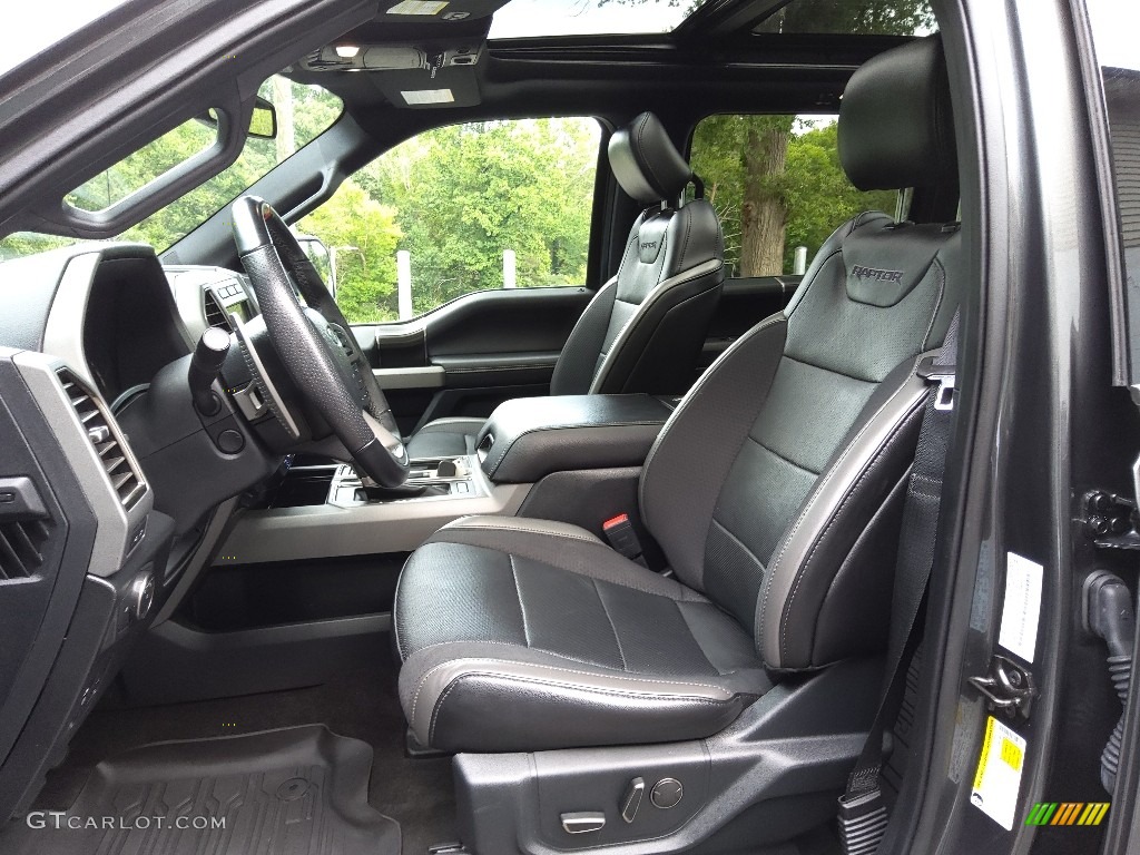 Black Interior 2020 Ford F150 SVT Raptor SuperCrew 4x4 Photo #144722029