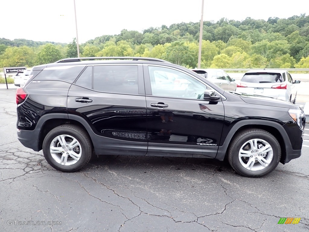 Ebony Twilight Metallic 2022 GMC Terrain SLE AWD Exterior Photo #144722464