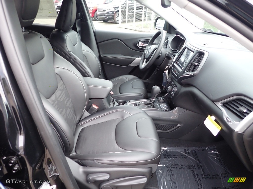 Black Interior 2022 Jeep Cherokee X 4x4 Photo #144723049