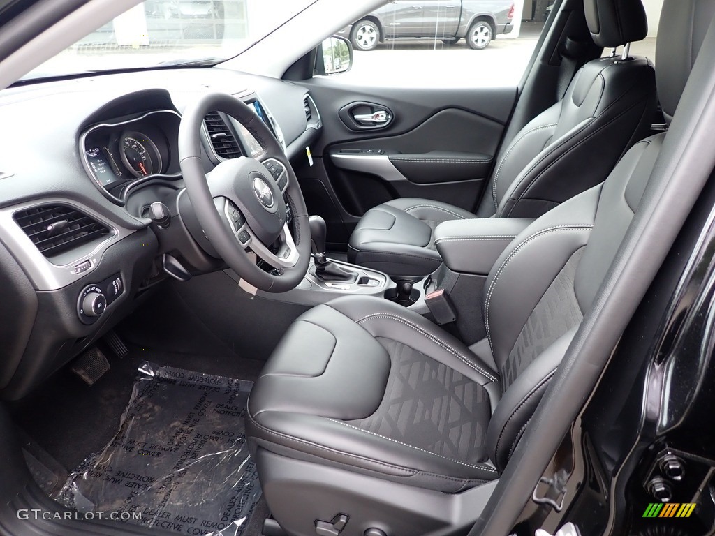 Black Interior 2022 Jeep Cherokee X 4x4 Photo #144723130