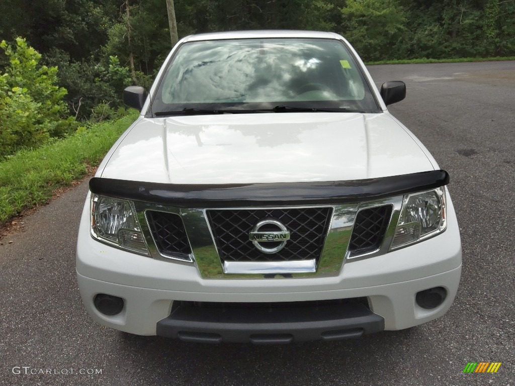 2012 Frontier SV Crew Cab - Avalanche White / Beige photo #3