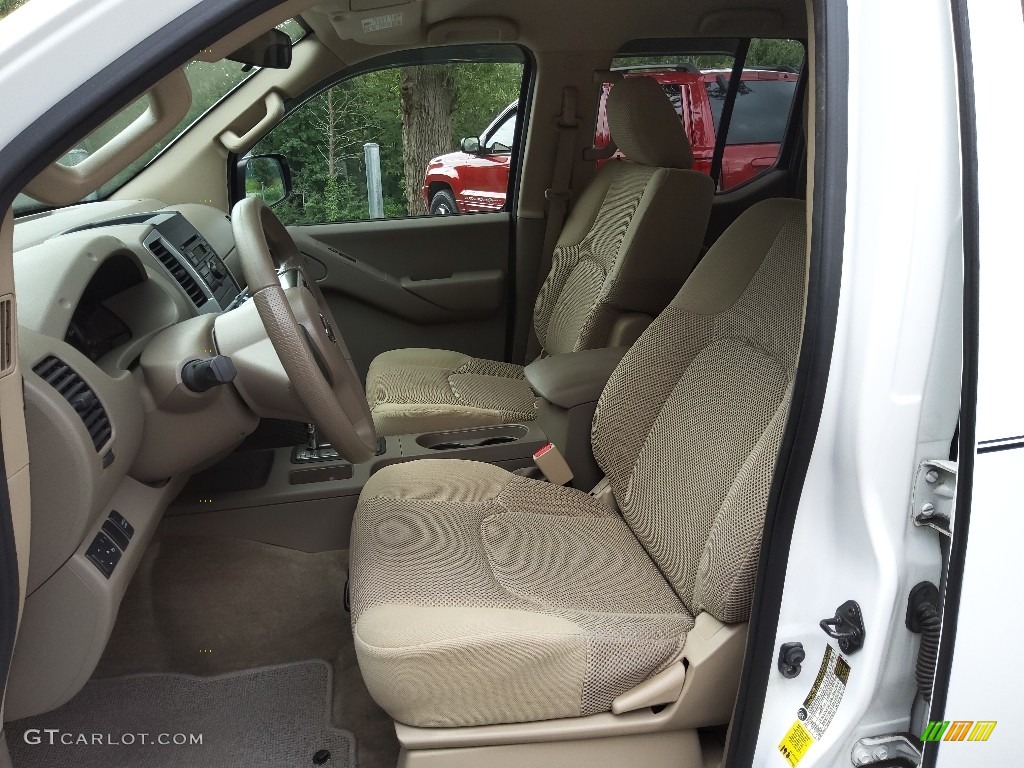 2012 Frontier SV Crew Cab - Avalanche White / Beige photo #11