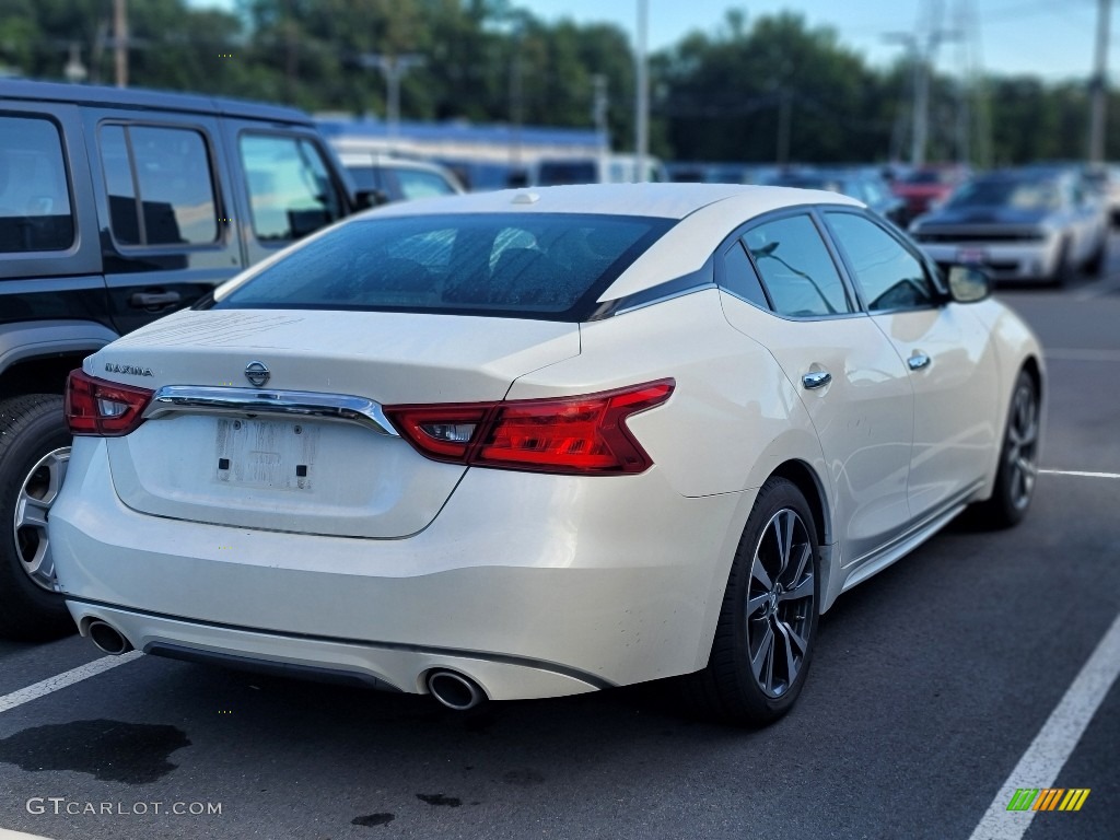 2016 Maxima S - Pearl White / Charcoal photo #5