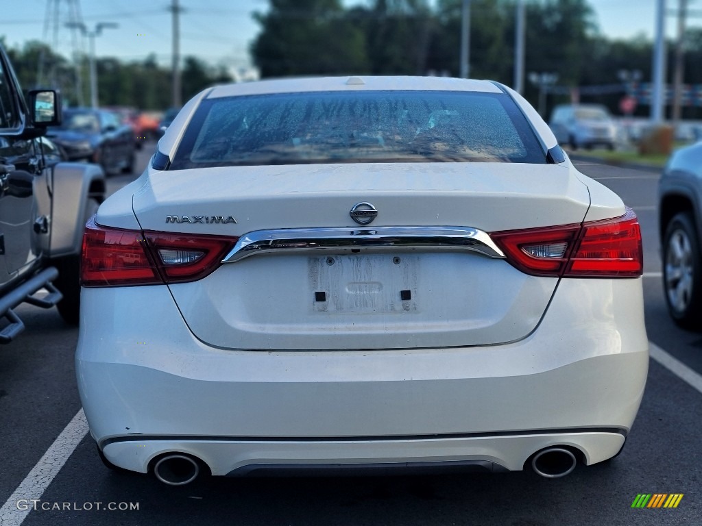 2016 Maxima S - Pearl White / Charcoal photo #6