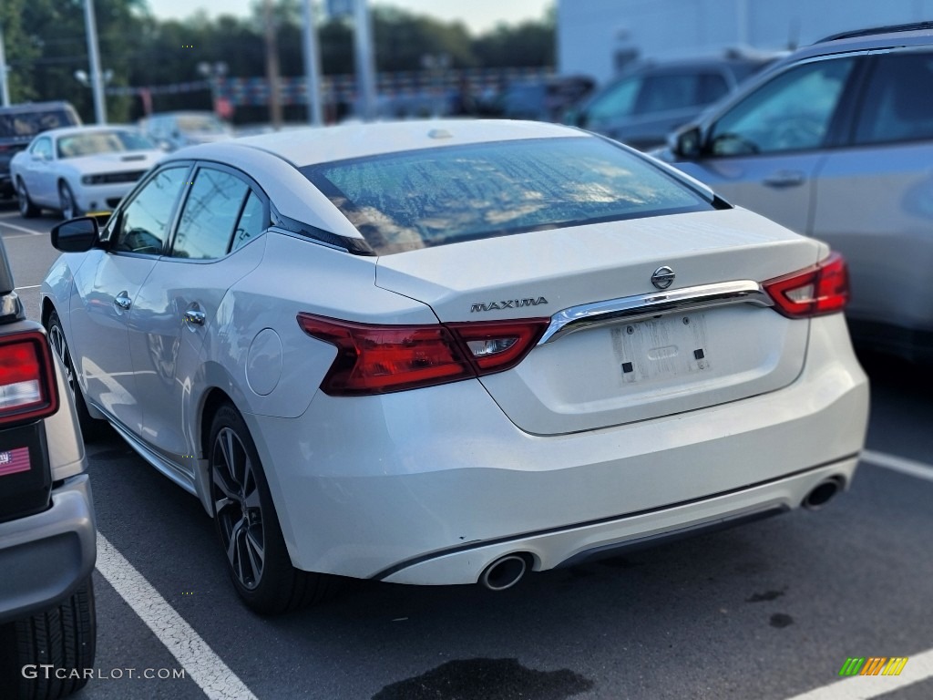 2016 Maxima S - Pearl White / Charcoal photo #7