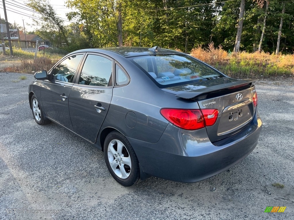 2009 Elantra SE Sedan - Carbon Gray / Black photo #6