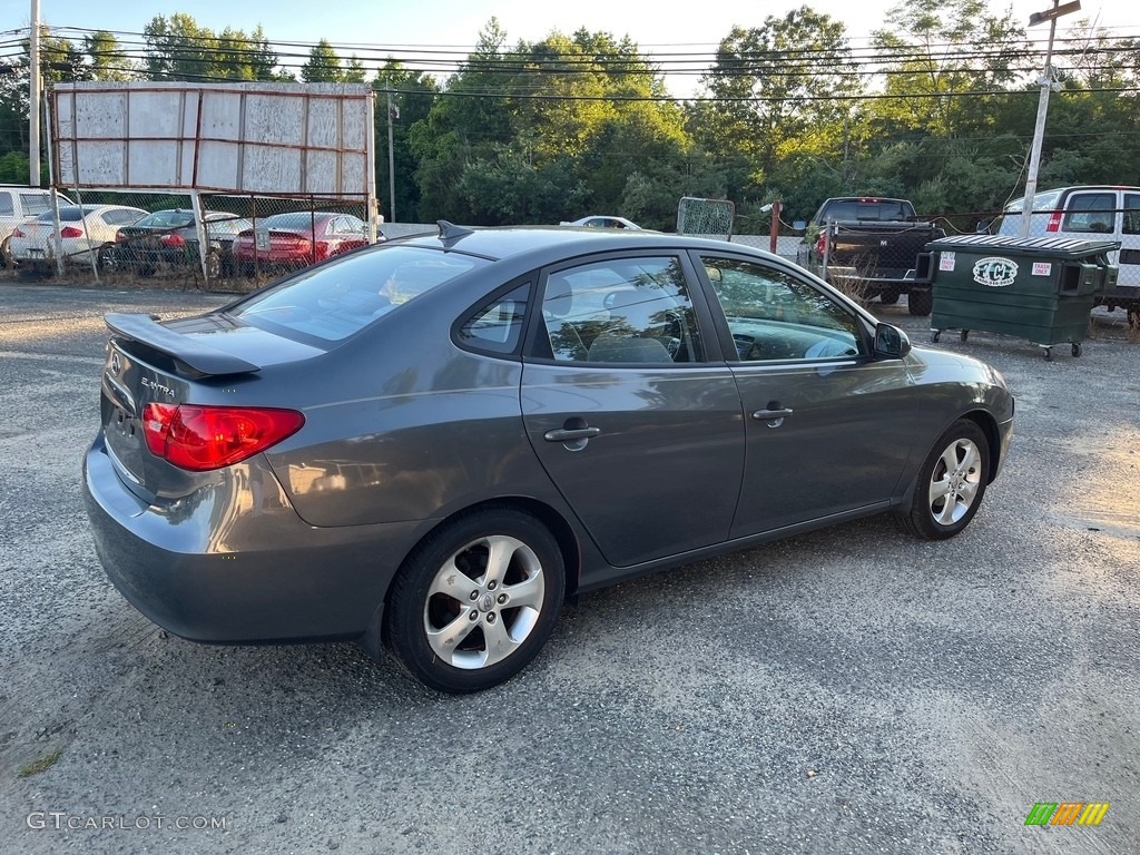 2009 Elantra SE Sedan - Carbon Gray / Black photo #9