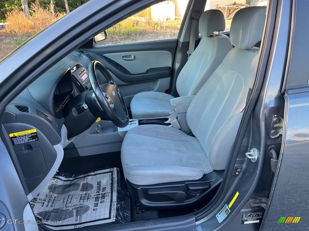 2009 Elantra SE Sedan - Carbon Gray / Black photo #15