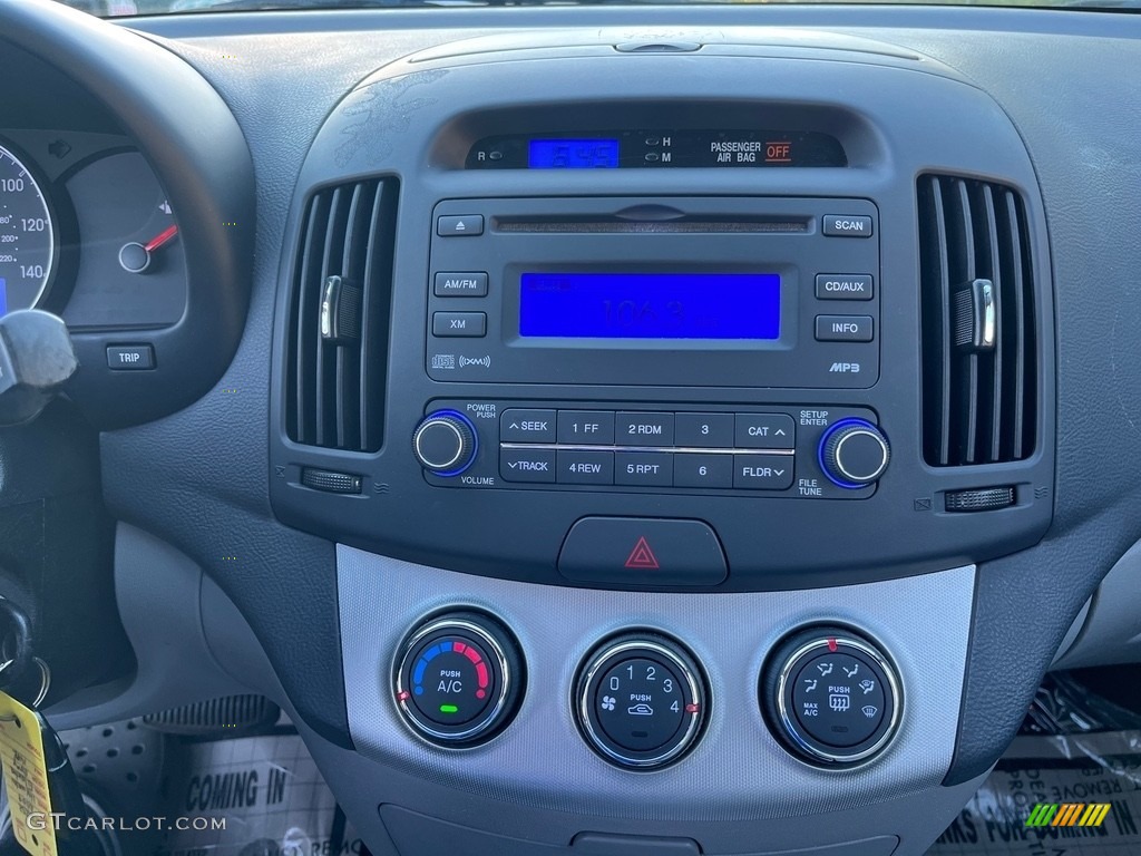 2009 Elantra SE Sedan - Carbon Gray / Black photo #19