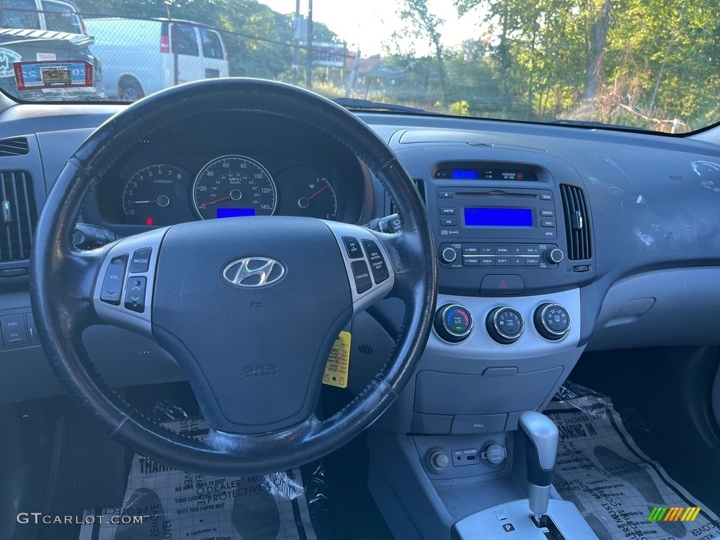 2009 Elantra SE Sedan - Carbon Gray / Black photo #22