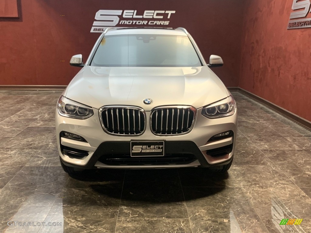 2020 X3 xDrive30i - Glacier Silver Metallic / Black photo #2