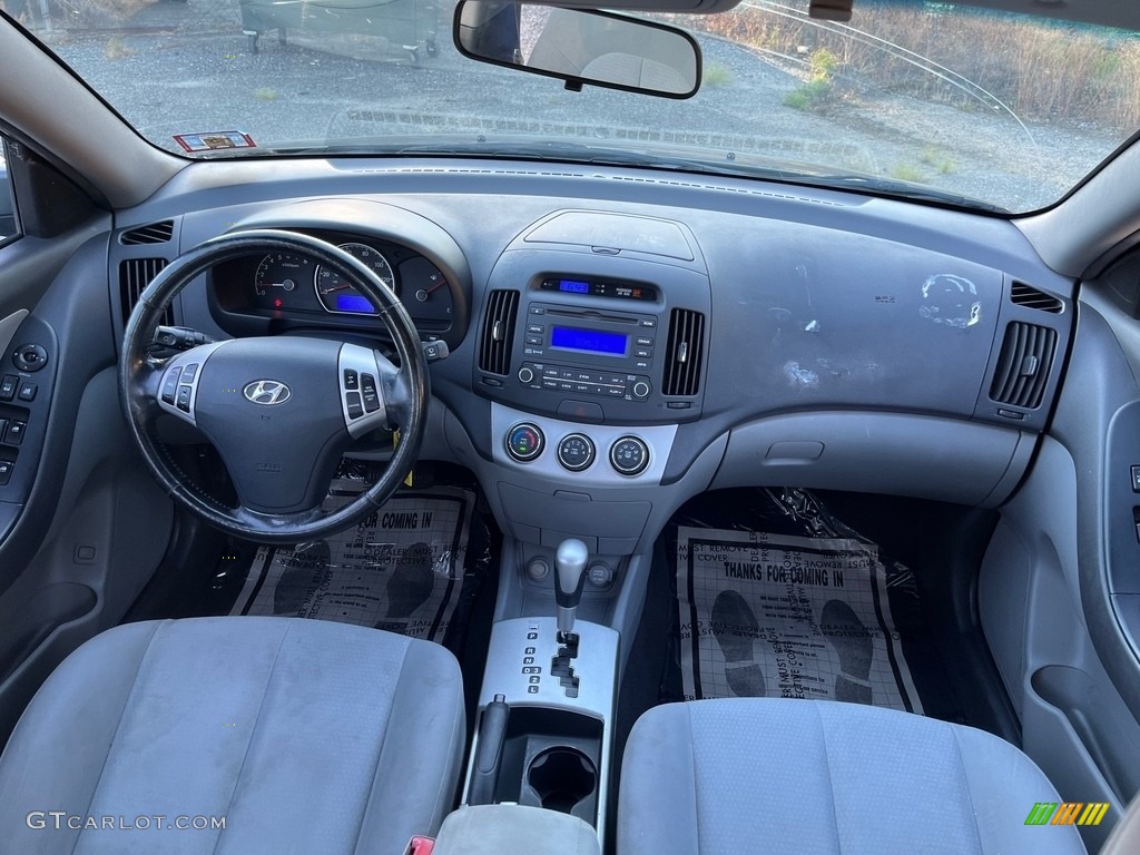 2009 Elantra SE Sedan - Carbon Gray / Black photo #24