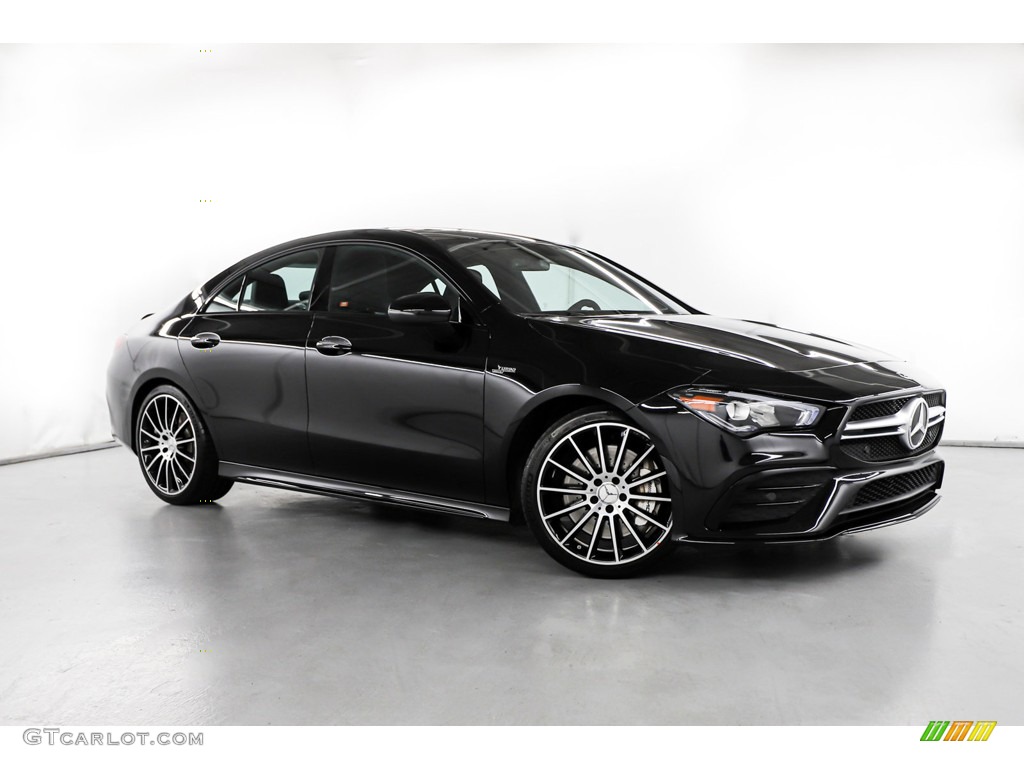 Cosmos Black Metallic 2021 Mercedes-Benz CLA AMG 35 Coupe Exterior Photo #144724627