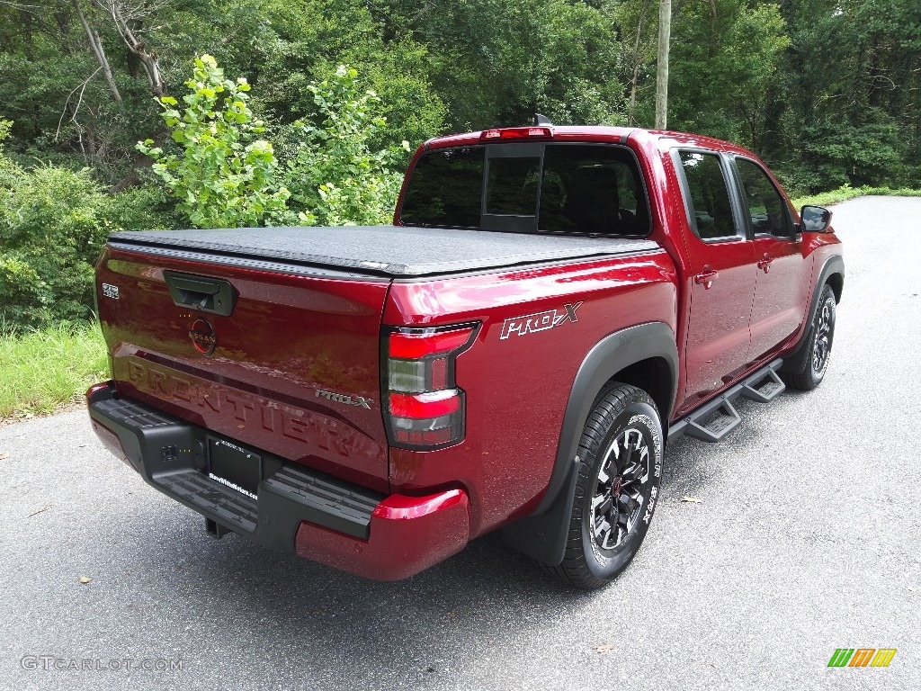 Cardinal Red Tricoat 2022 Nissan Frontier Pro-X Crew Cab Exterior Photo #144724687