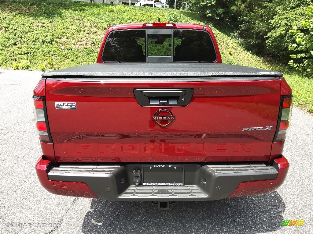 2022 Frontier Pro-X Crew Cab - Cardinal Red Tricoat / Charcoal photo #7