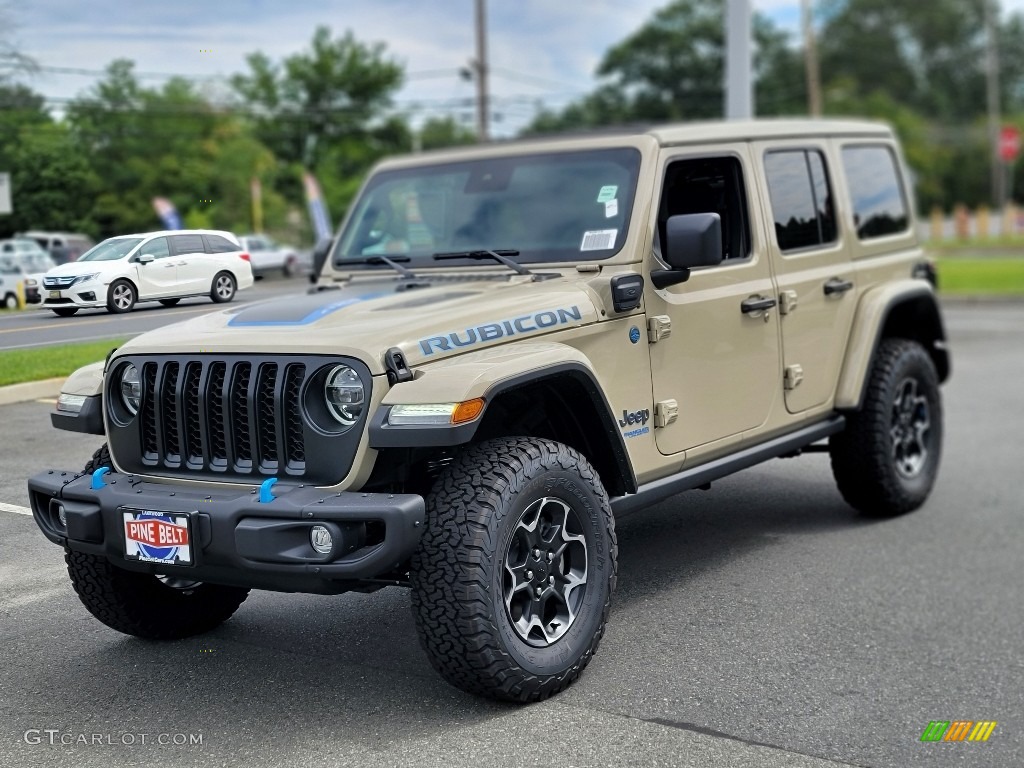 Limited Edition Gobi 2022 Jeep Wrangler Unlimited Rubicon 4XE Hybrid Exterior Photo #144725200