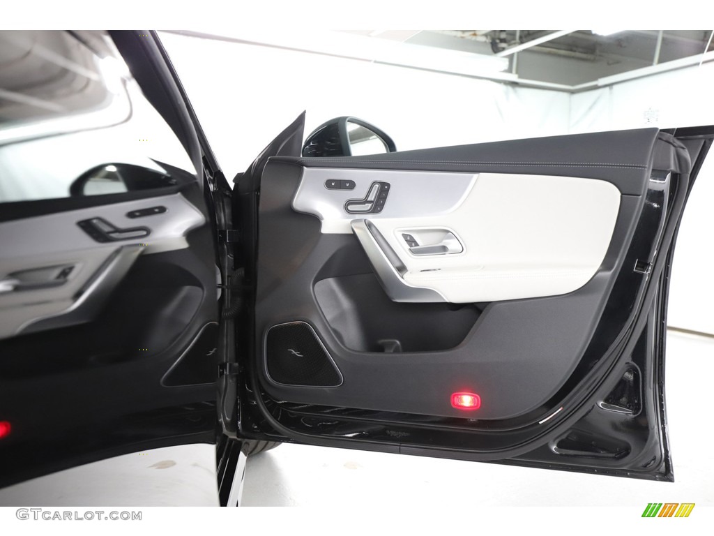 2021 Mercedes-Benz CLA AMG 35 Coupe Titanium Gray/Black Door Panel Photo #144725245