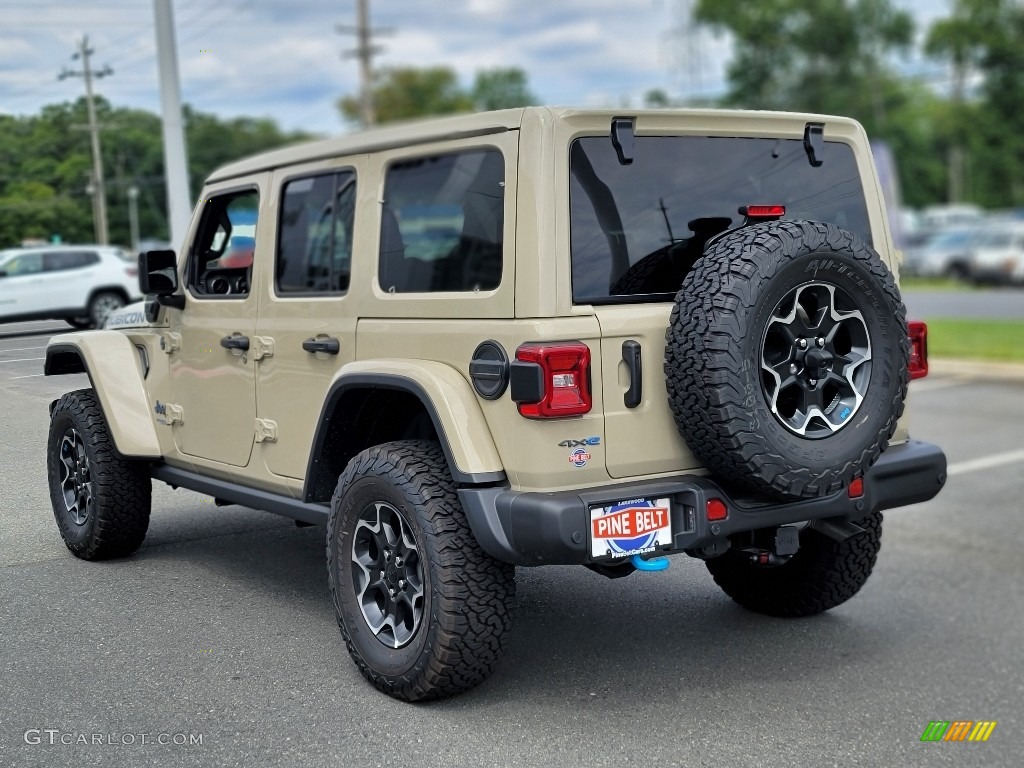 2022 Wrangler Unlimited Rubicon 4XE Hybrid - Limited Edition Gobi / Black photo #4