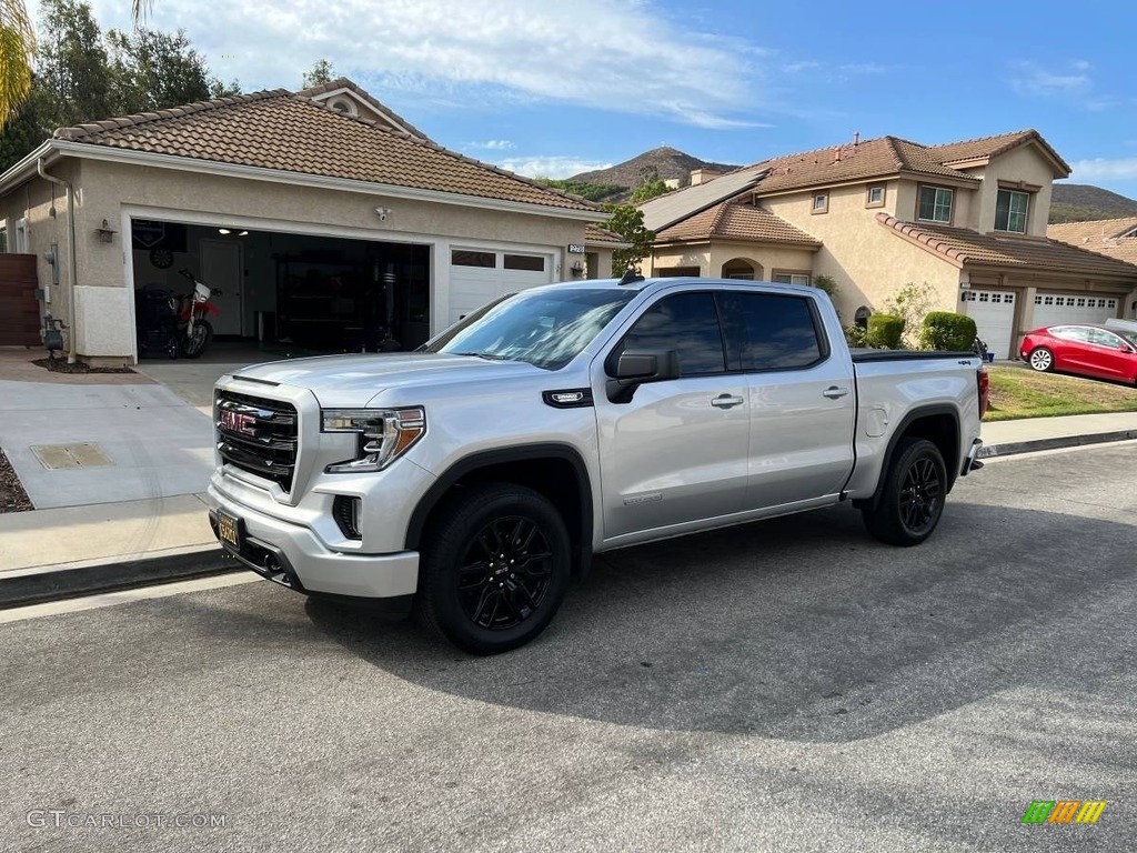 2021 Sierra 1500 Elevation Crew Cab 4WD - Quicksilver Metallic / Jet Black photo #5