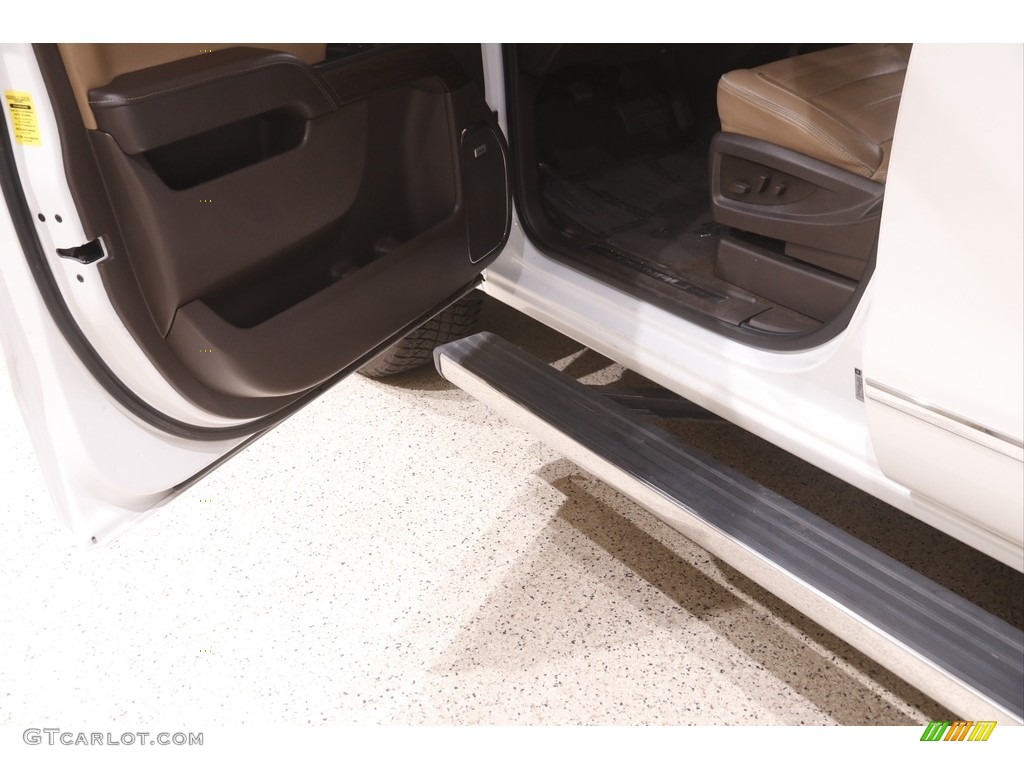 2017 Sierra 1500 Denali Crew Cab 4WD - White Frost Tricoat / Cocoa/­Dark Sand photo #4