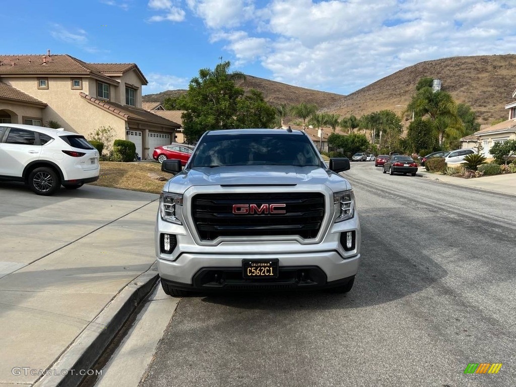 2021 Sierra 1500 Elevation Crew Cab 4WD - Quicksilver Metallic / Jet Black photo #7