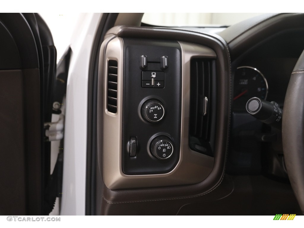 2017 Sierra 1500 Denali Crew Cab 4WD - White Frost Tricoat / Cocoa/­Dark Sand photo #7