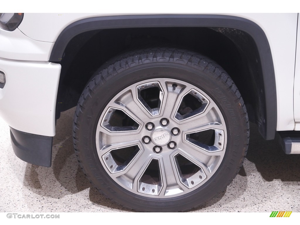 2017 Sierra 1500 Denali Crew Cab 4WD - White Frost Tricoat / Cocoa/­Dark Sand photo #24