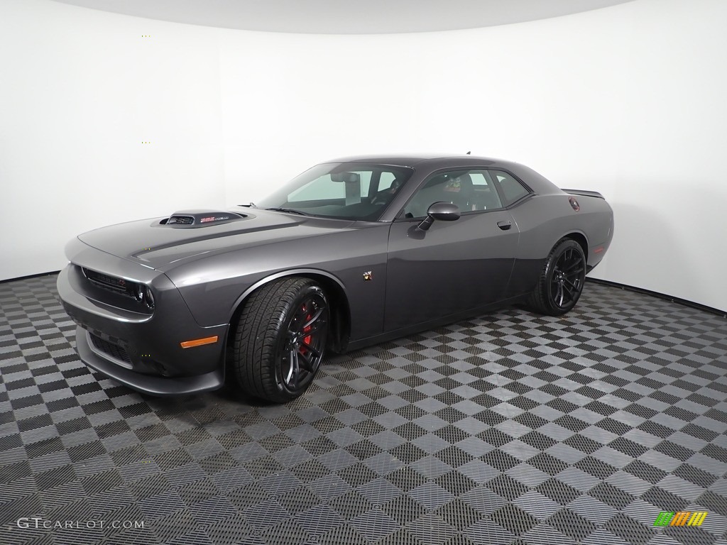 2021 Challenger R/T Scat Pack Shaker - Granite Pearl / Black photo #7