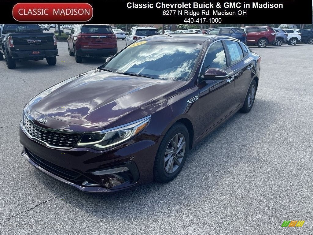 2020 Optima LX - Sangria / Black photo #1