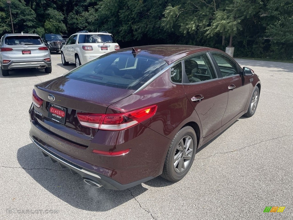 2020 Optima LX - Sangria / Black photo #3