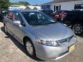 Alabaster Silver Metallic 2007 Honda Civic Hybrid Sedan