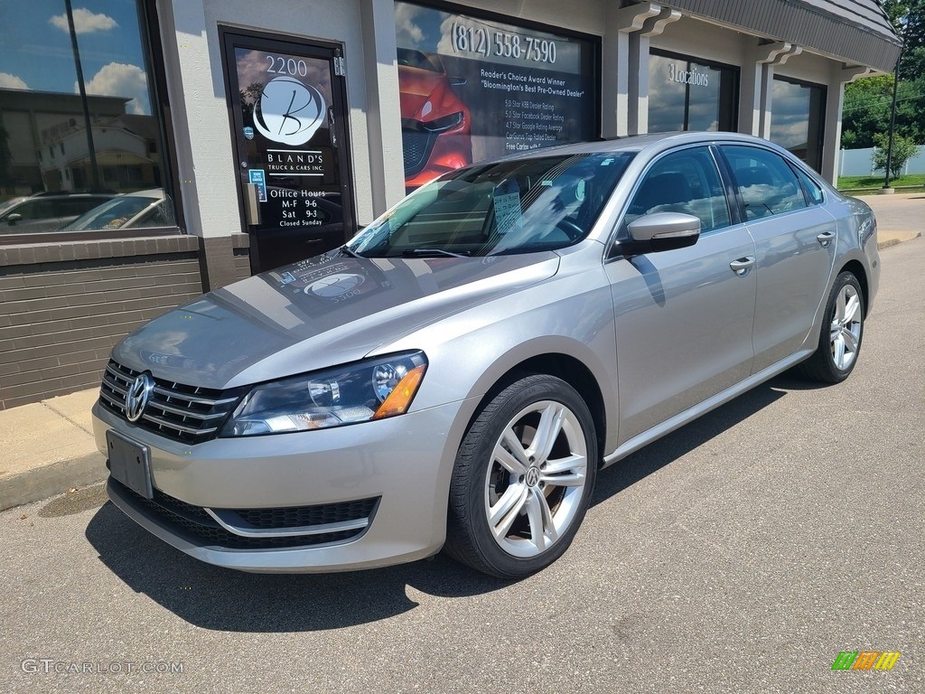 2014 Passat TDI SE - Tungsten Silver Metallic / Titan Black photo #2