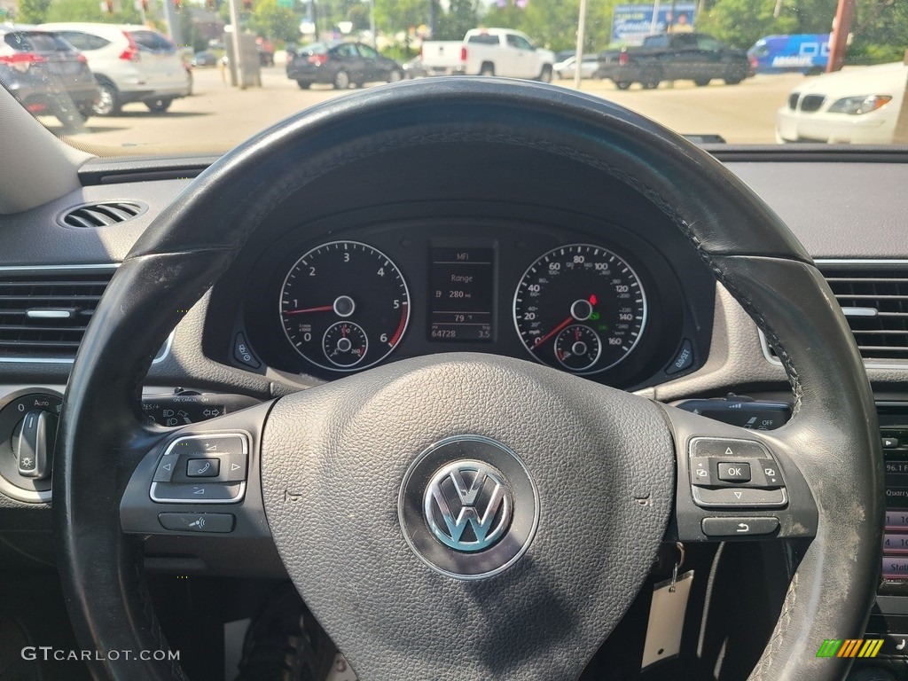 2014 Passat TDI SE - Tungsten Silver Metallic / Titan Black photo #11