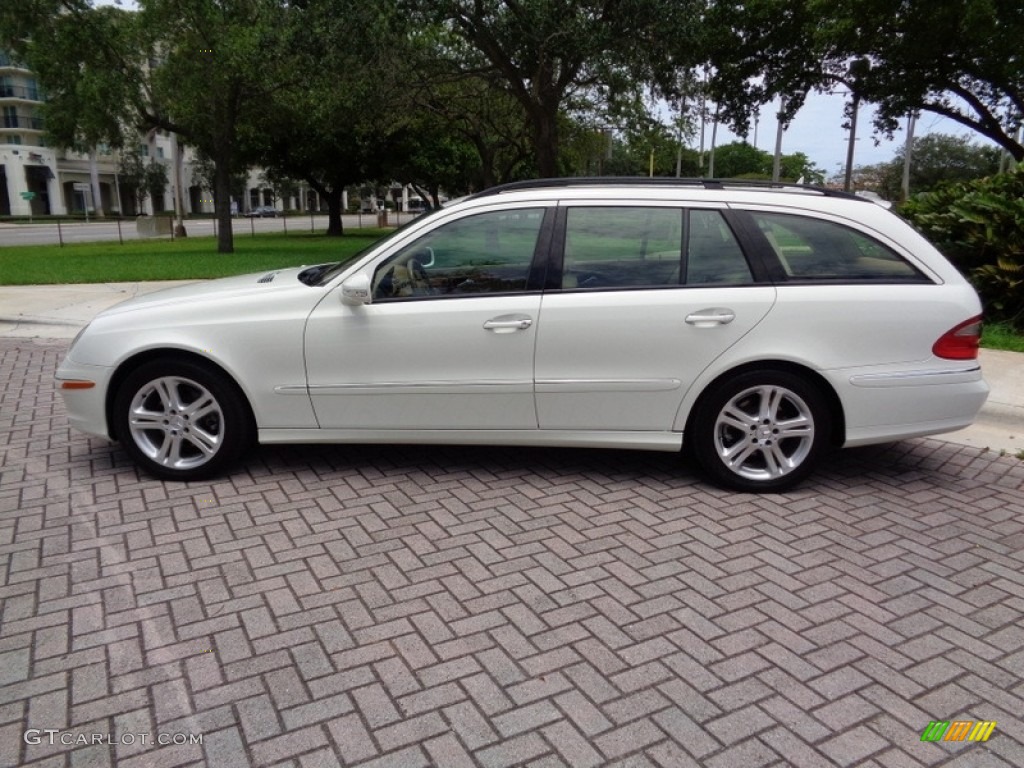 2007 E 350 4Matic Wagon - Arctic White / Cashmere photo #3