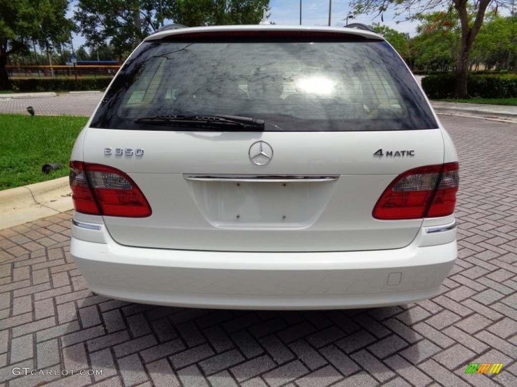 2007 E 350 4Matic Wagon - Arctic White / Cashmere photo #9