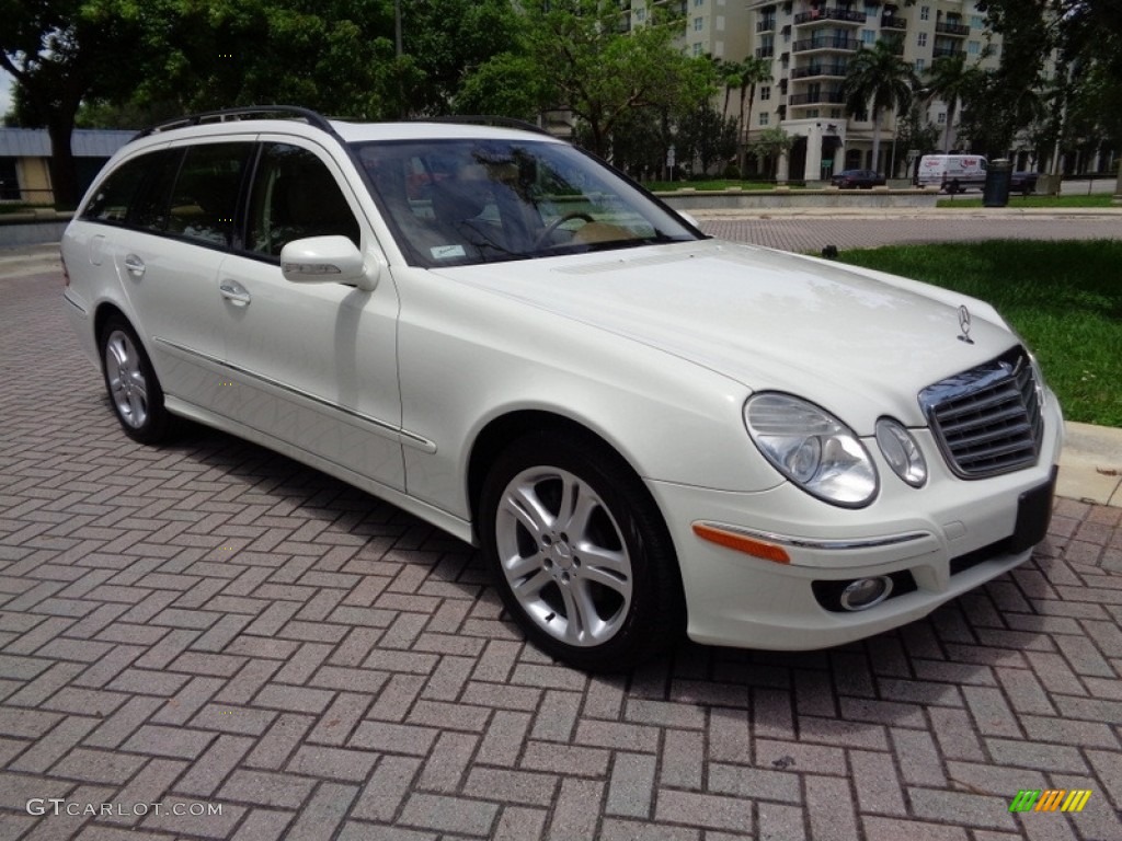 2007 E 350 4Matic Wagon - Arctic White / Cashmere photo #15