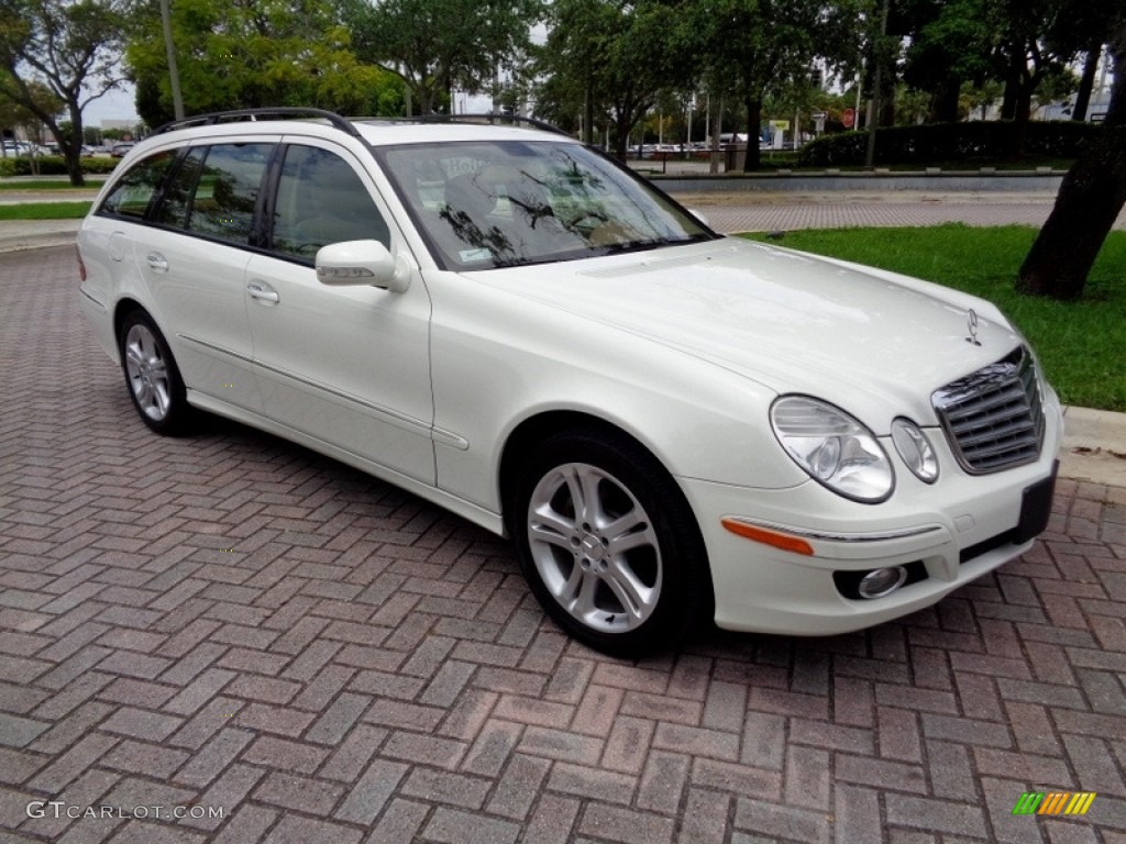 2007 E 350 4Matic Wagon - Arctic White / Cashmere photo #52