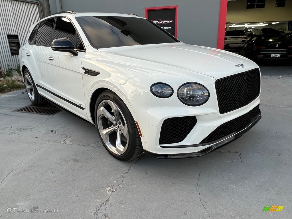 Glacier White 2022 Bentley Bentayga S Exterior Photo #144730996